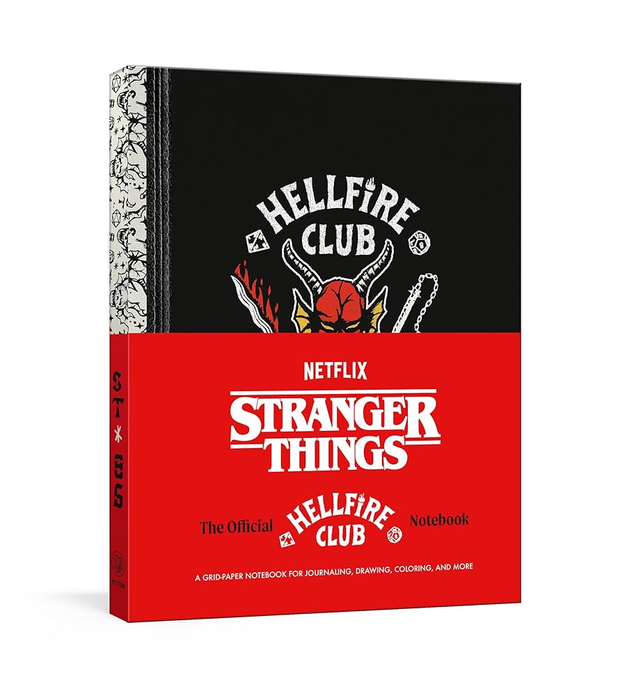 Stranger Things: The Official Hellfire Club Notebook: A Grid-Paper Notebook for Journaling, Drawing, Coloring, and More cover image