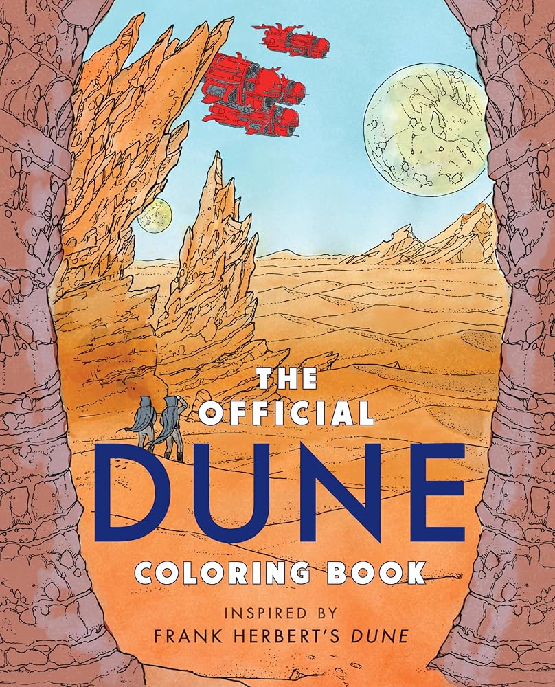 The Official Dune Coloring Book cover image