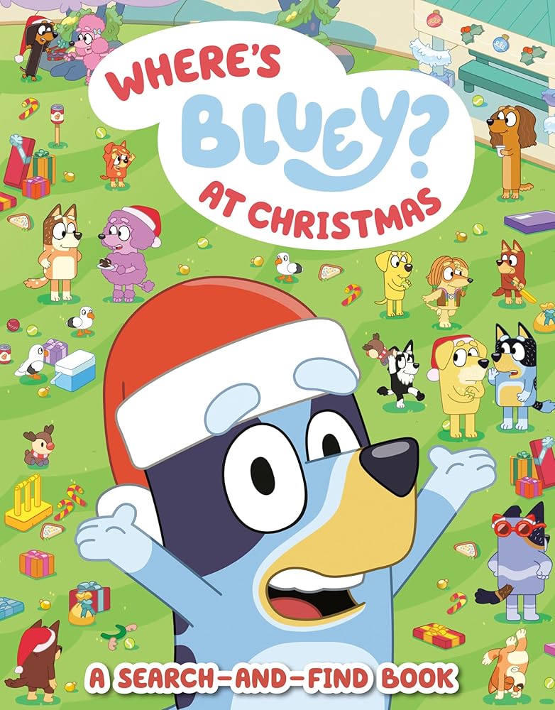 Where's Bluey? At Christmas: A Search-and-Find Book cover image