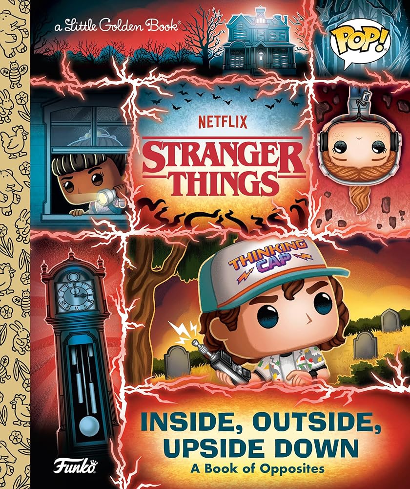 Stranger Things: Inside, Outside, Upside Down (Funko Pop!) (Little Golden Book) cover image