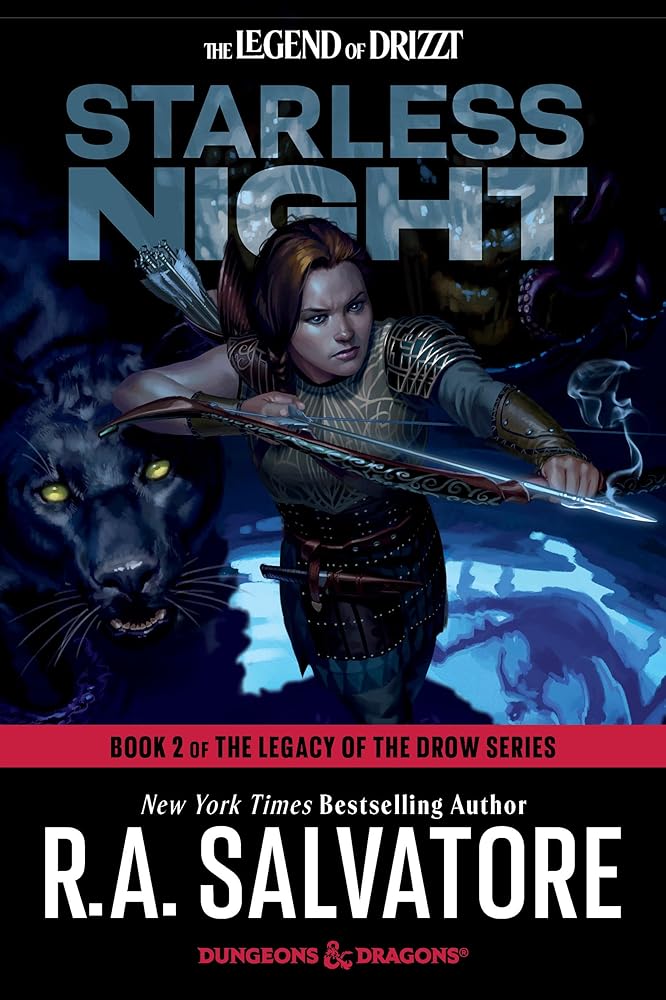 Starless Night: Dungeons & Dragons: Book 2 of The Legacy of the Drow Series (The Legend of Drizzt) cover image