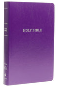 KJV Holy Bible: Gift and Award, Purple Leather-Look, Red Letter, Comfort Print: King James Version cover image