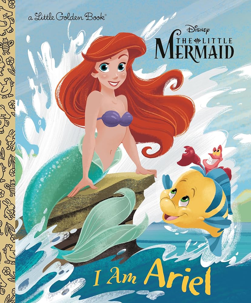 I Am Ariel (Disney Princess) (Little Golden Book) cover image