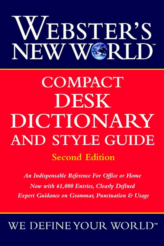 Webster's New World Compact Desk Dictionary And Style Guide, cover image
