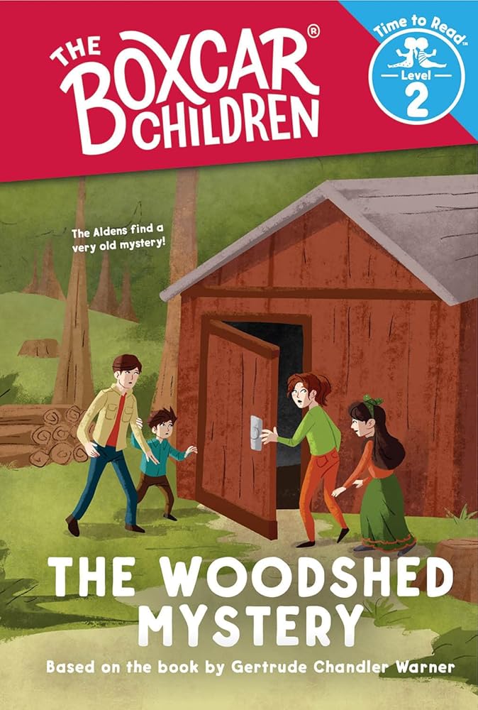 The Woodshed Mystery (The Boxcar Children: Time to Read, Level 2) (The Boxcar Children Early Readers) cover image