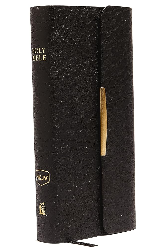 Nelson's Classic Companion NKJV Bible (Black Bonded Leather) cover image
