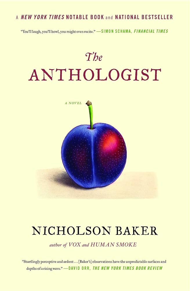 The Anthologist: A Novel cover image