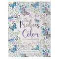 The Psalms in Color - Inspirational Coloring Book with Scripture for Women and Teens - Reflect, Relax, Rejoice cover image