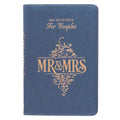Mr. & Mrs. 366 Devotions for Couples Enrich Your Marriage and Relationship Blue Faux Leather Flexcover Devotional Gift Book w/Ribbon Marker cover image