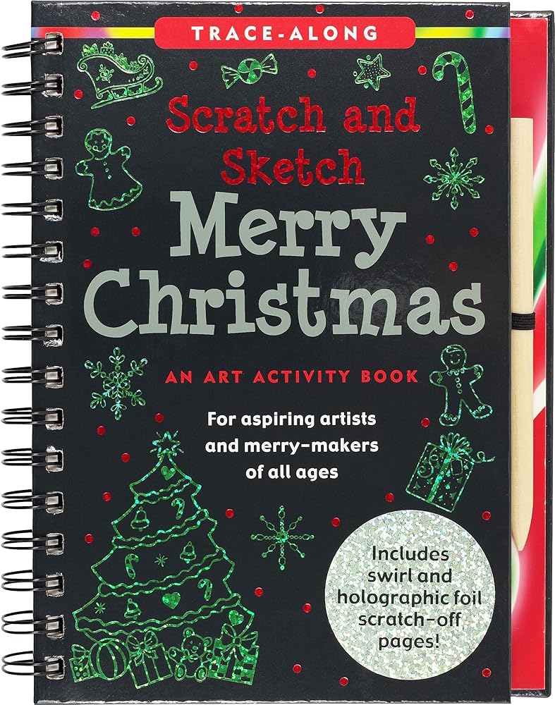 Scratch & Sketch Merry Christmas (Trace Along) cover image