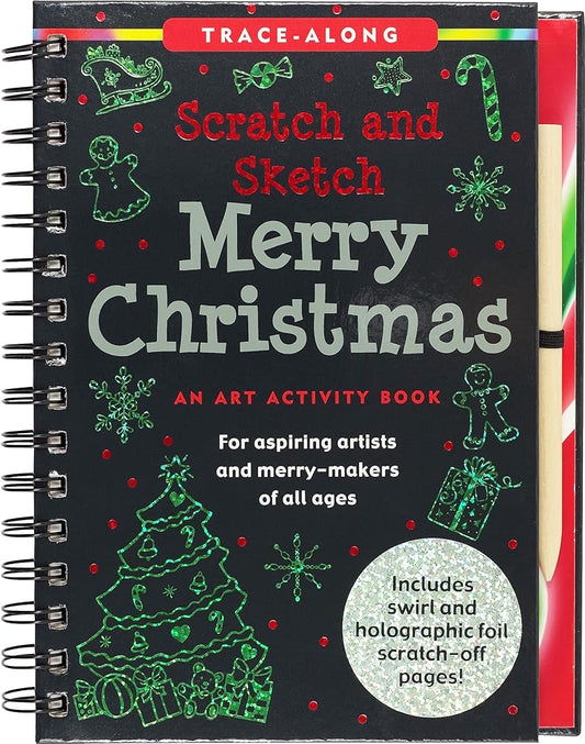 Scratch & Sketch Merry Christmas (Trace Along) cover image