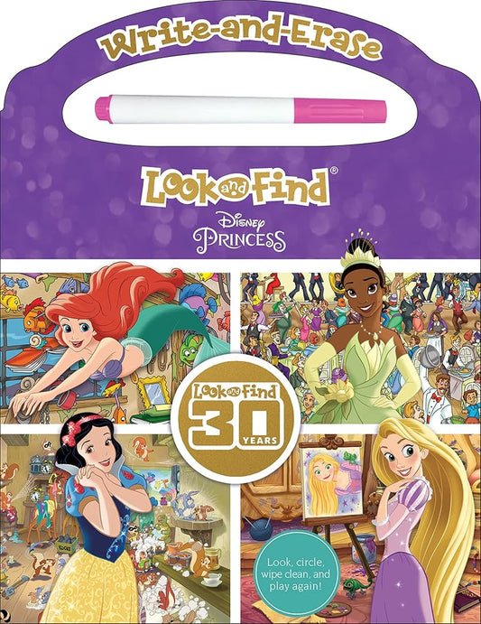 Disney Princess: Write and Erase Look and Find cover image