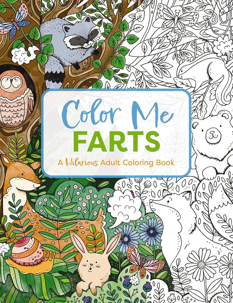 Color Me Farts: A Hilarious Adult Coloring Book (Color Me Coloring Books) cover image
