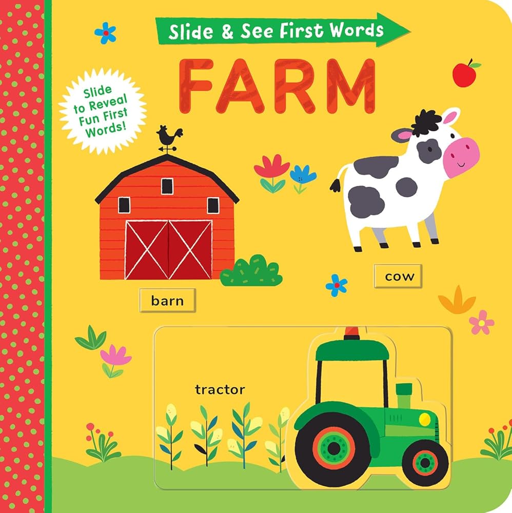 Slide and See First Words: Farm cover image