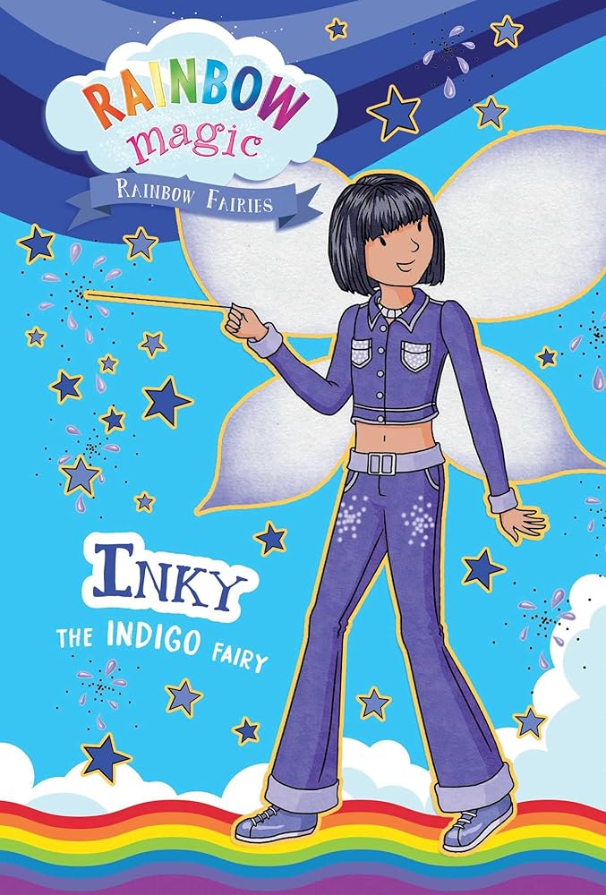 Rainbow Magic Rainbow Fairies Book #6: Inky the Indigo Fairy cover image