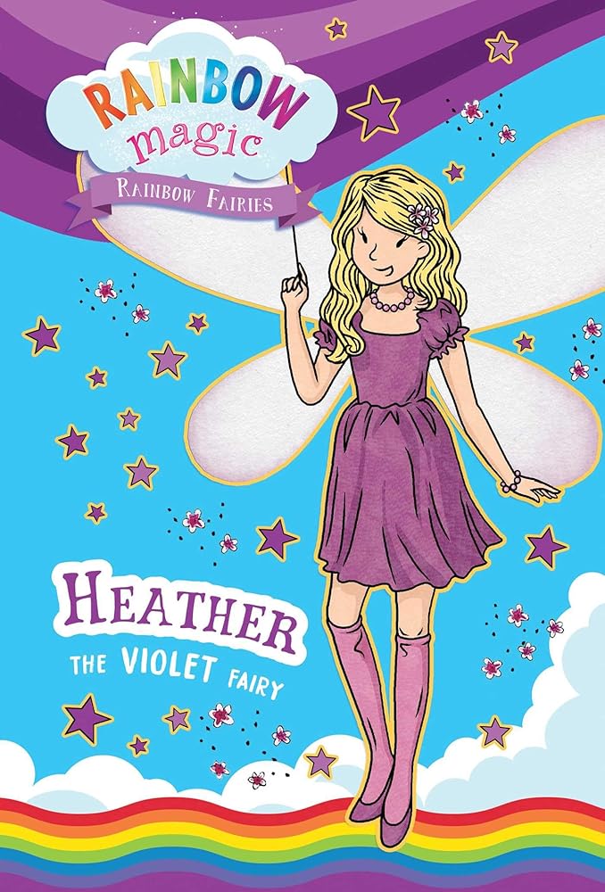 Rainbow Magic Rainbow Fairies Book #7: Heather the Violet Fairy cover image