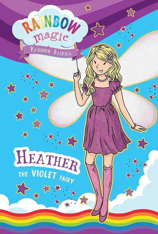 Rainbow Magic Rainbow Fairies Book #7: Heather the Violet Fairy cover image