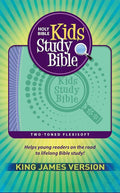KJV Kids Study Bible (Flexisoft, Purple/Green, Red Letter) cover image