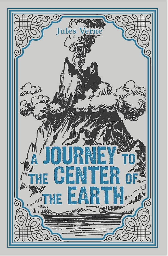 A Journey to the Center of the Earth, Jules Verne Classic Novel, (Otto Lidenbrock, Journey to Earth's Core, Original Science Fiction), Ribbon Page Marker, Perfect for Gifting cover image