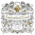 Enchanted Forest: An Inky Quest and Coloring book (Activity Books, Mindfulness and Meditation, Illustrated Floral Prints) cover image