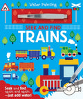 Seek and Find Trains (Water Painting Seek and Find) cover image