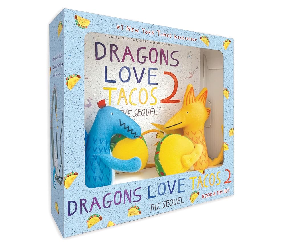 Dragons Love Tacos 2 Book and Toy Set cover image