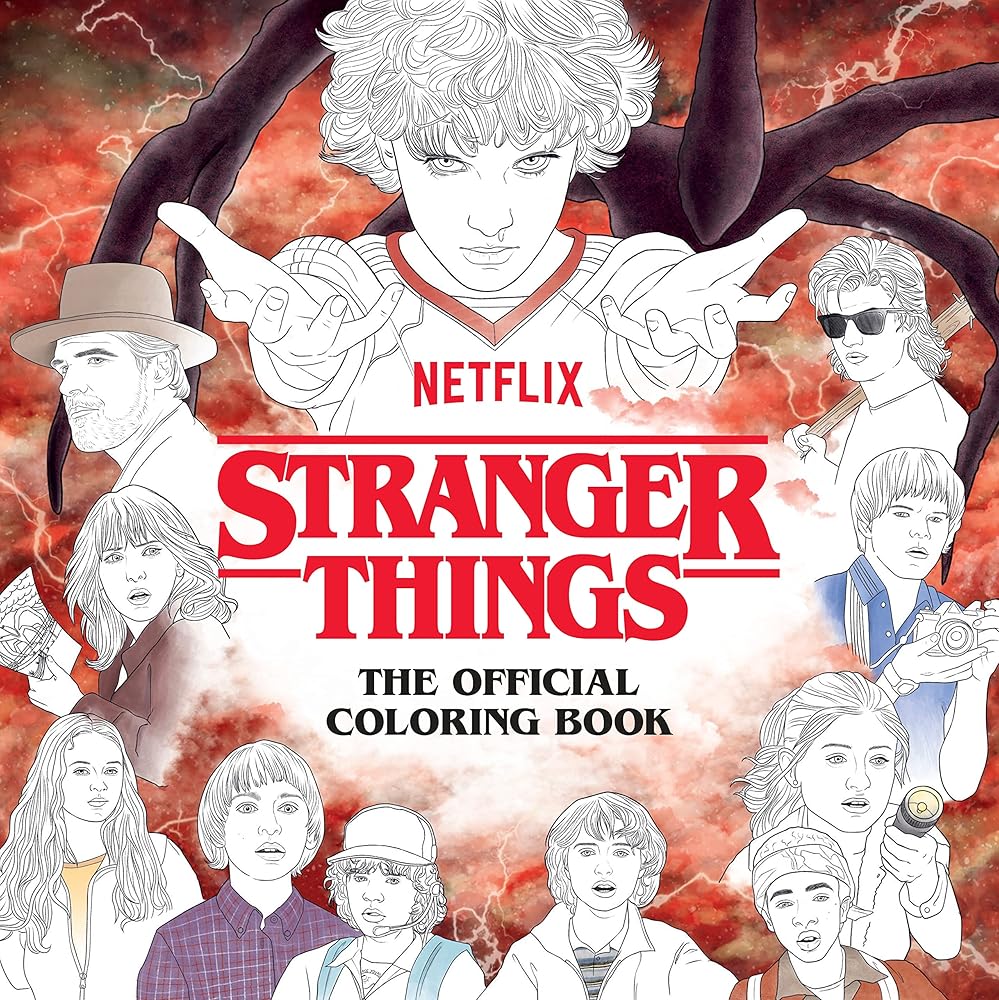 Stranger Things: The Official Coloring Book cover image