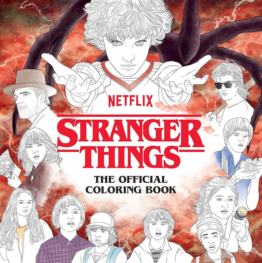 Stranger Things: The Official Coloring Book cover image