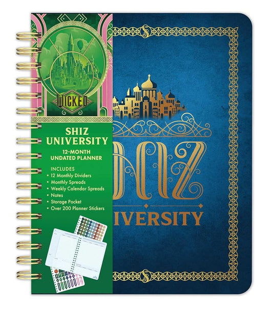 Wicked: Shiz University 12-Month Undated Planner cover image