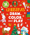 Christmas Draw, Color, and Play: More Than 25 Activities (Clever Activity Book) cover image