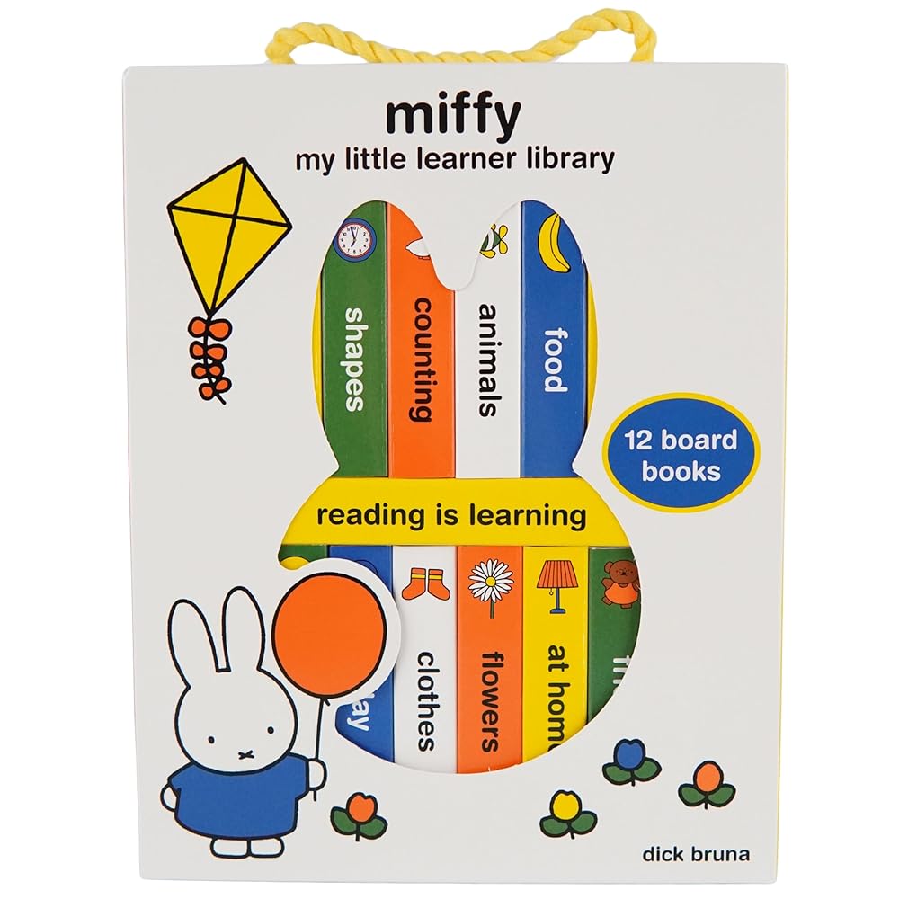 Miffy: My Little Learner Library - My First Library 12 Book Set Miffy Board Book cover image