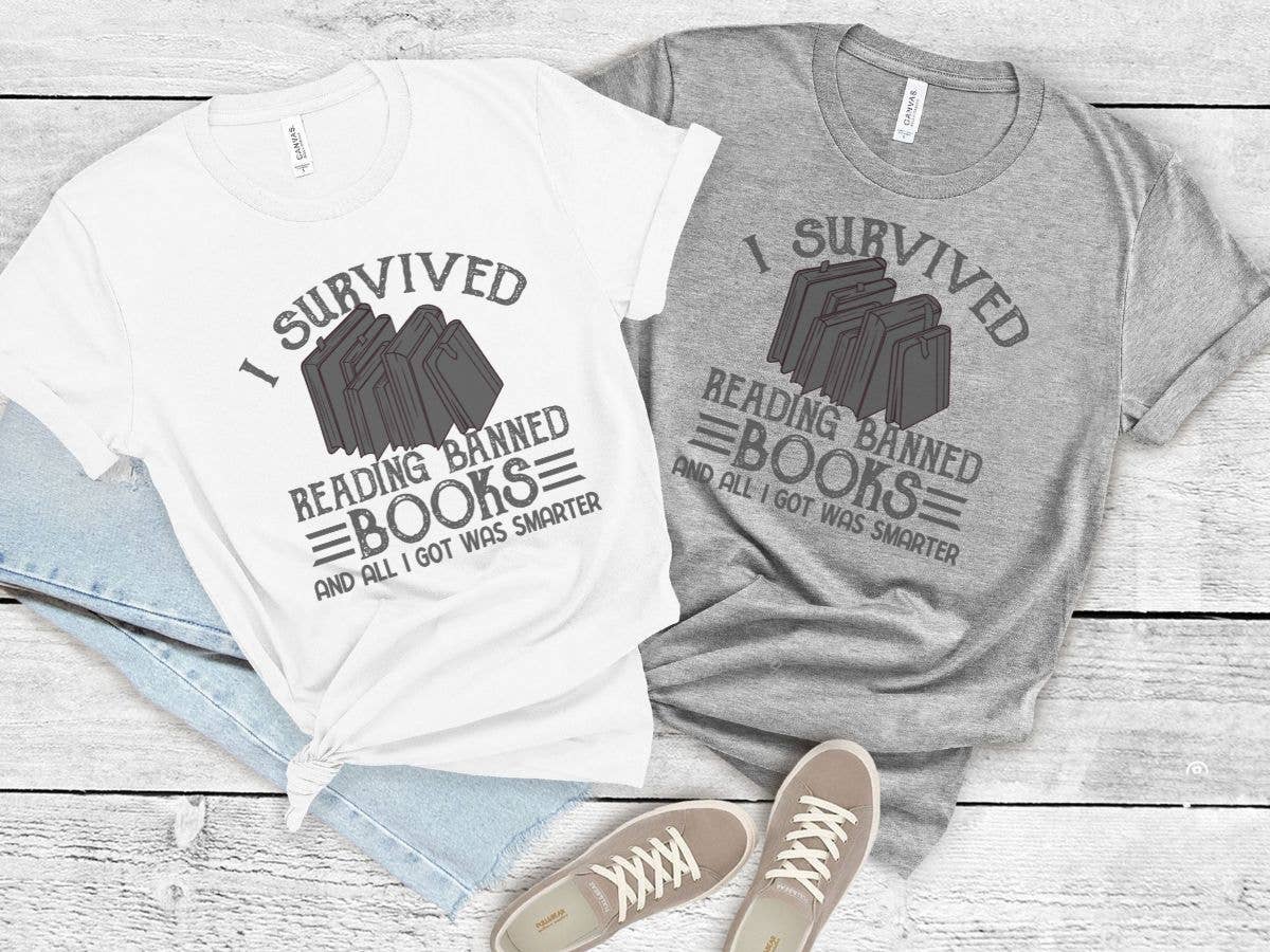 Sister Ray - I Survived Reading Banned Books  T Shirt