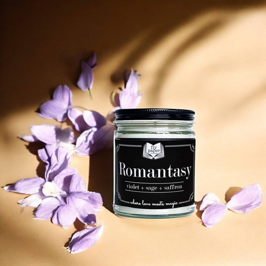 Fly Paper Products - Romantasy 9oz Candle Violet + Sage + Saffron