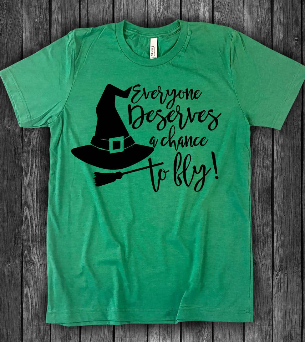 House Of Rodan - Everyone Deserves A Chance - Fall Witch Halloween T-Shirt