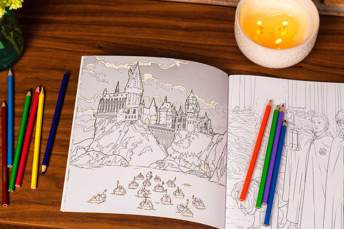 Simon & Schuster - Harry Potter Glow in the Dark Coloring Book by Editors of Thunder Bay Press