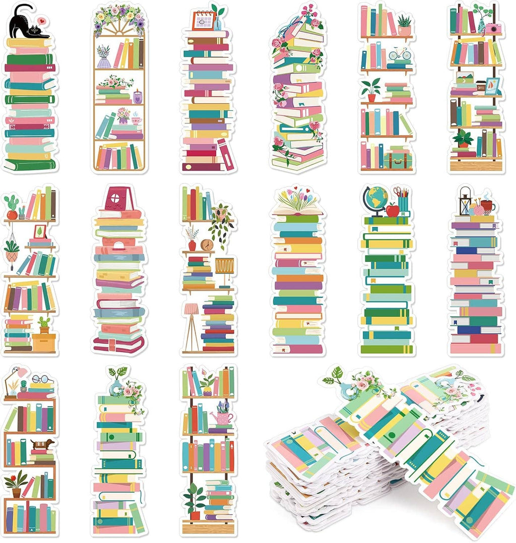 Magnifique Hearts - Whimsical Bookshelf Bookmarks – Customizable for Readers