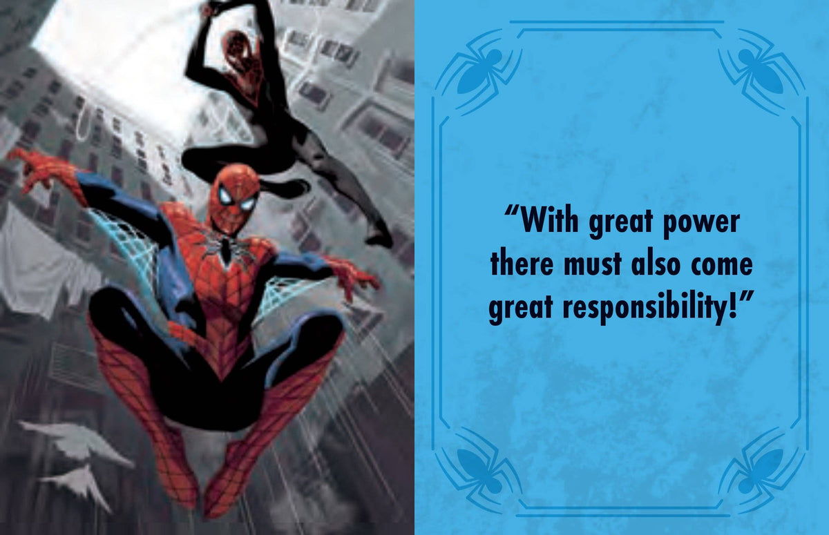Insight Editions - #1 Pop Culture Publisher - Marvel Comics: Spider-Man: Quotes and Quips from Your Friendly Neighborhood Super Hero