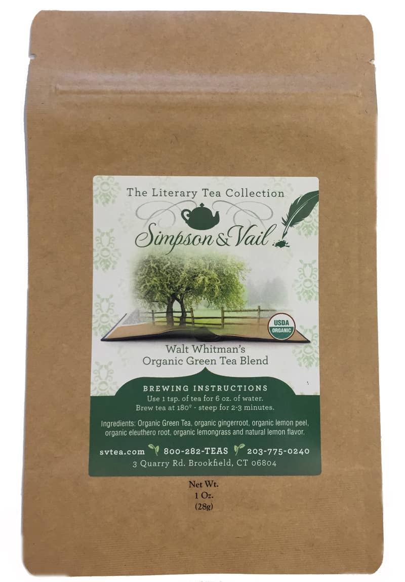 Simpson & Vail - Walt Whitman's Organic Green Tea Blend - 1oz