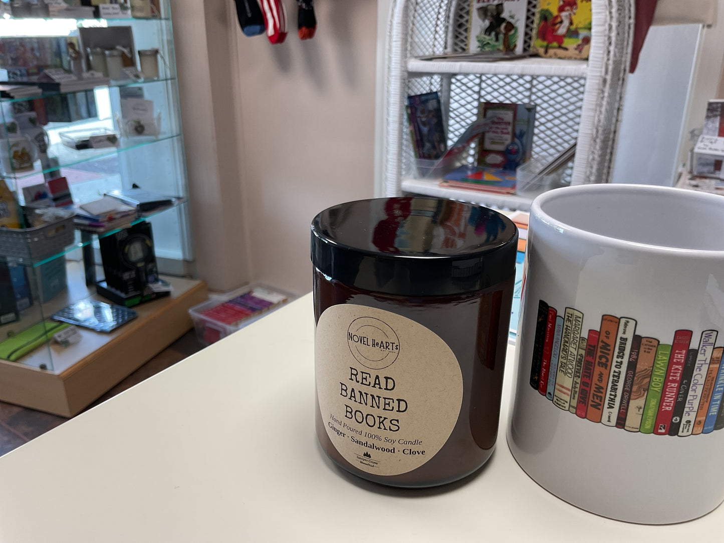 Banned Books Candle