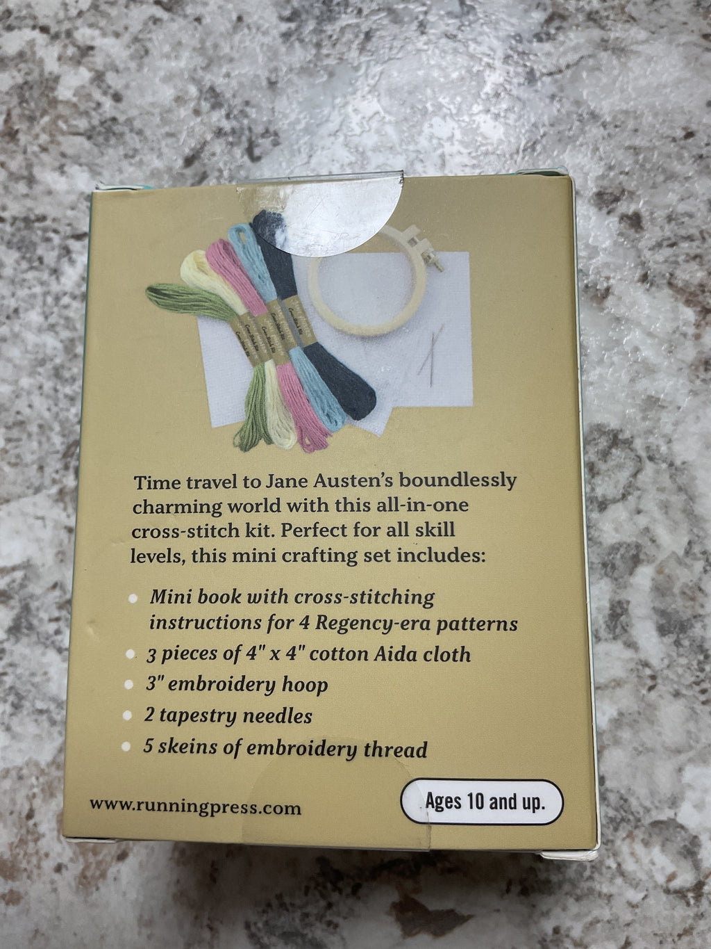 Jane Austen Cross Stitch Kit
