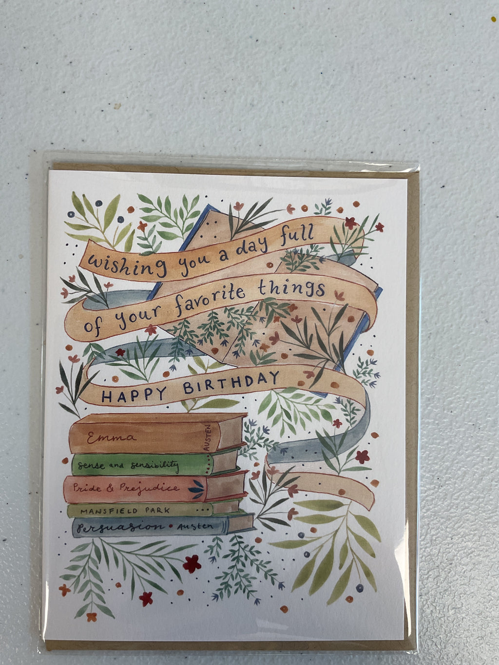 She Said It: birthday card