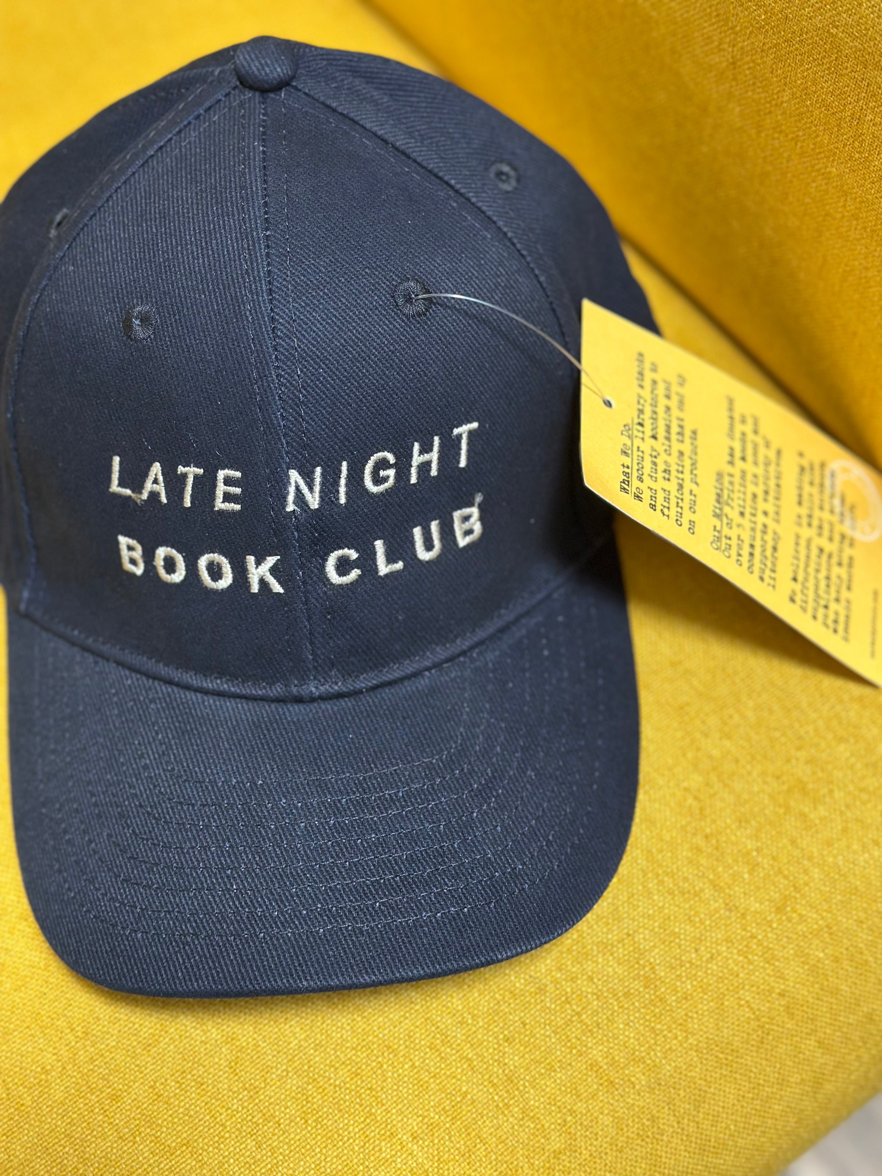 Late Night Book Club hat