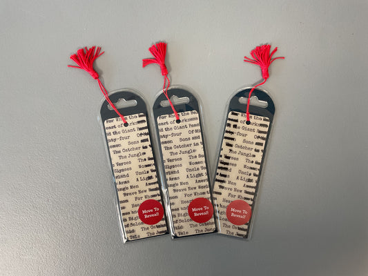 Banned Books Bookmark