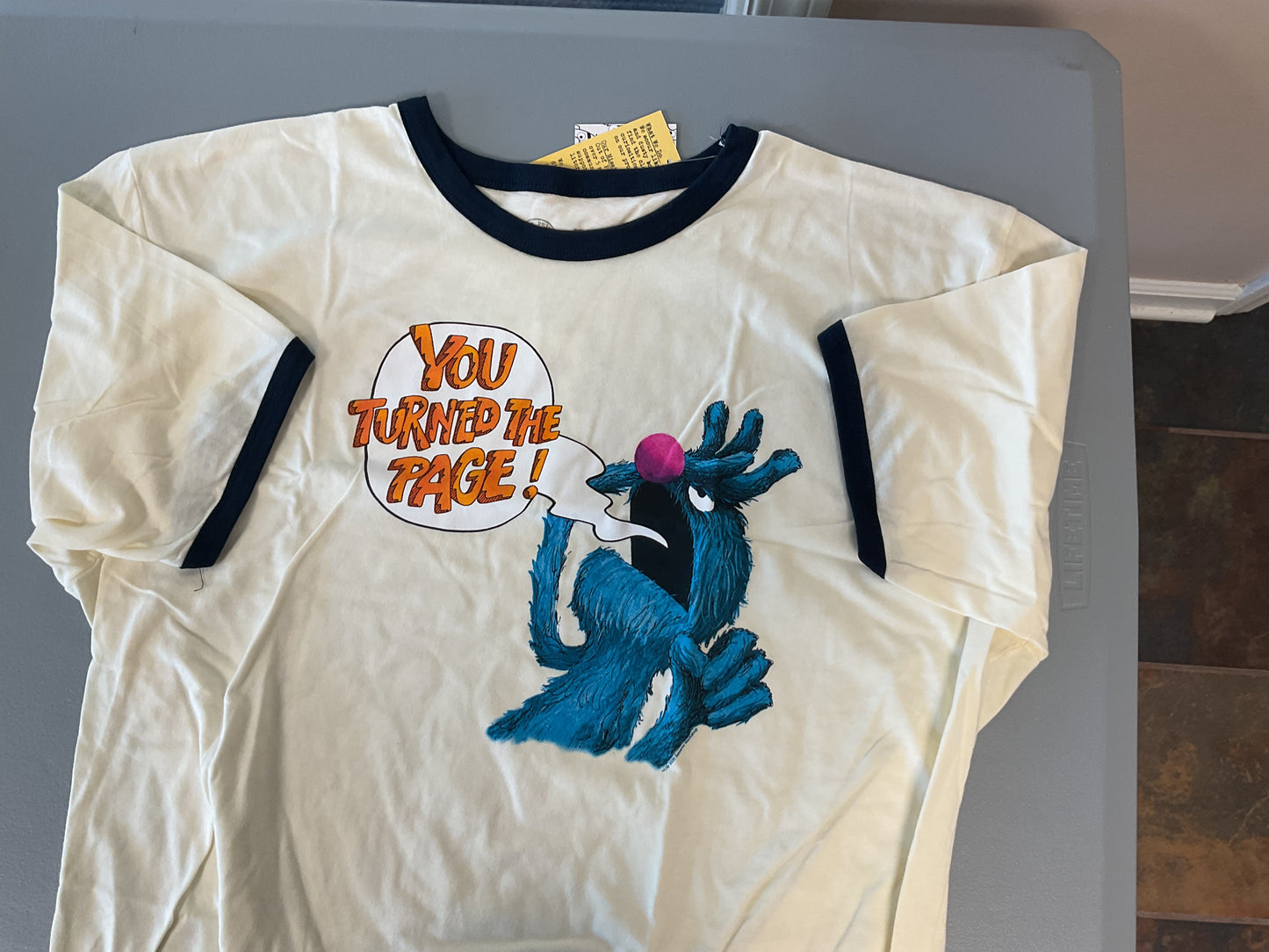 Monster at the End of This Book Adult Tee Shirt