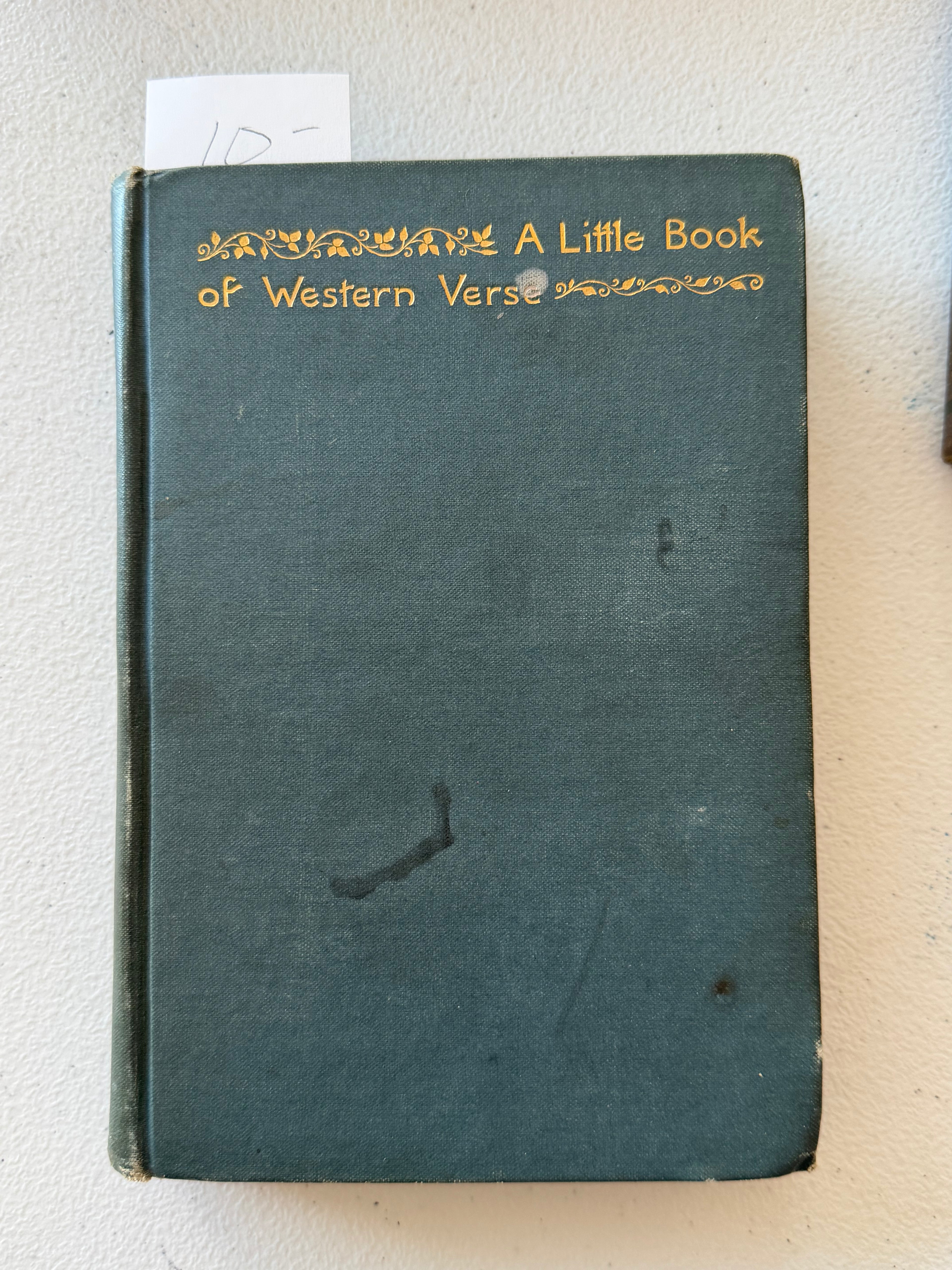 A Little Book of Western Verse