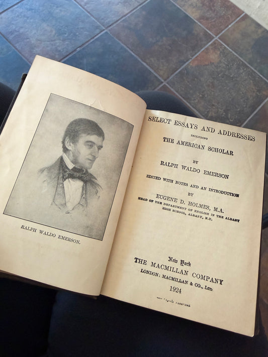 Emerson's Essays 1924 Macmillan Pocket Classics