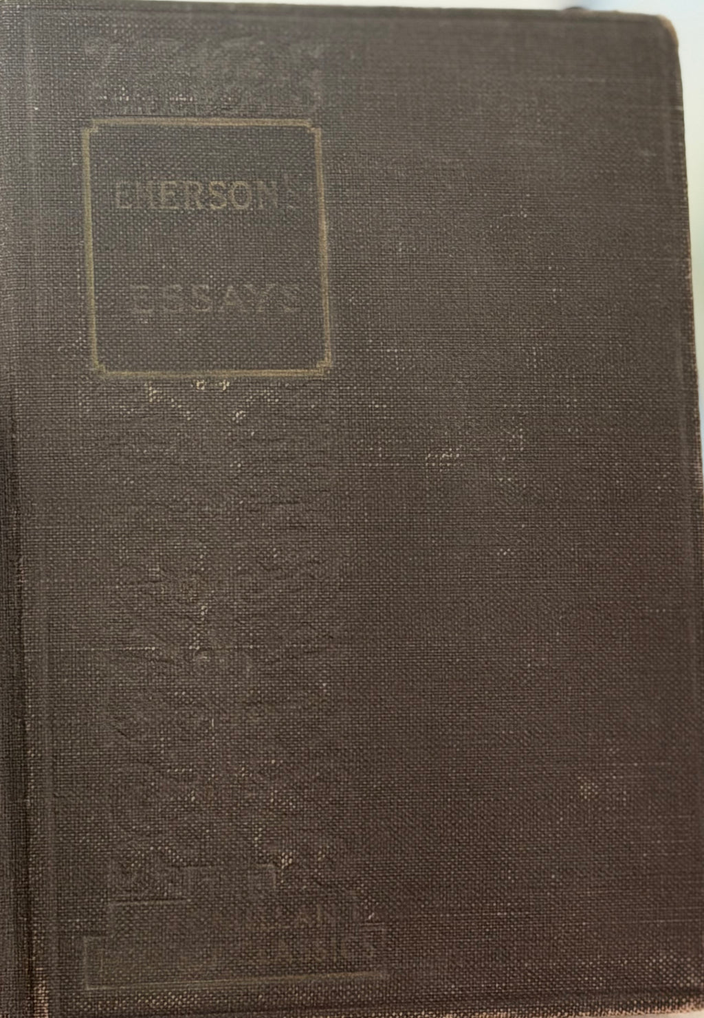 Emerson's Essays 1924 Macmillan Pocket Classics