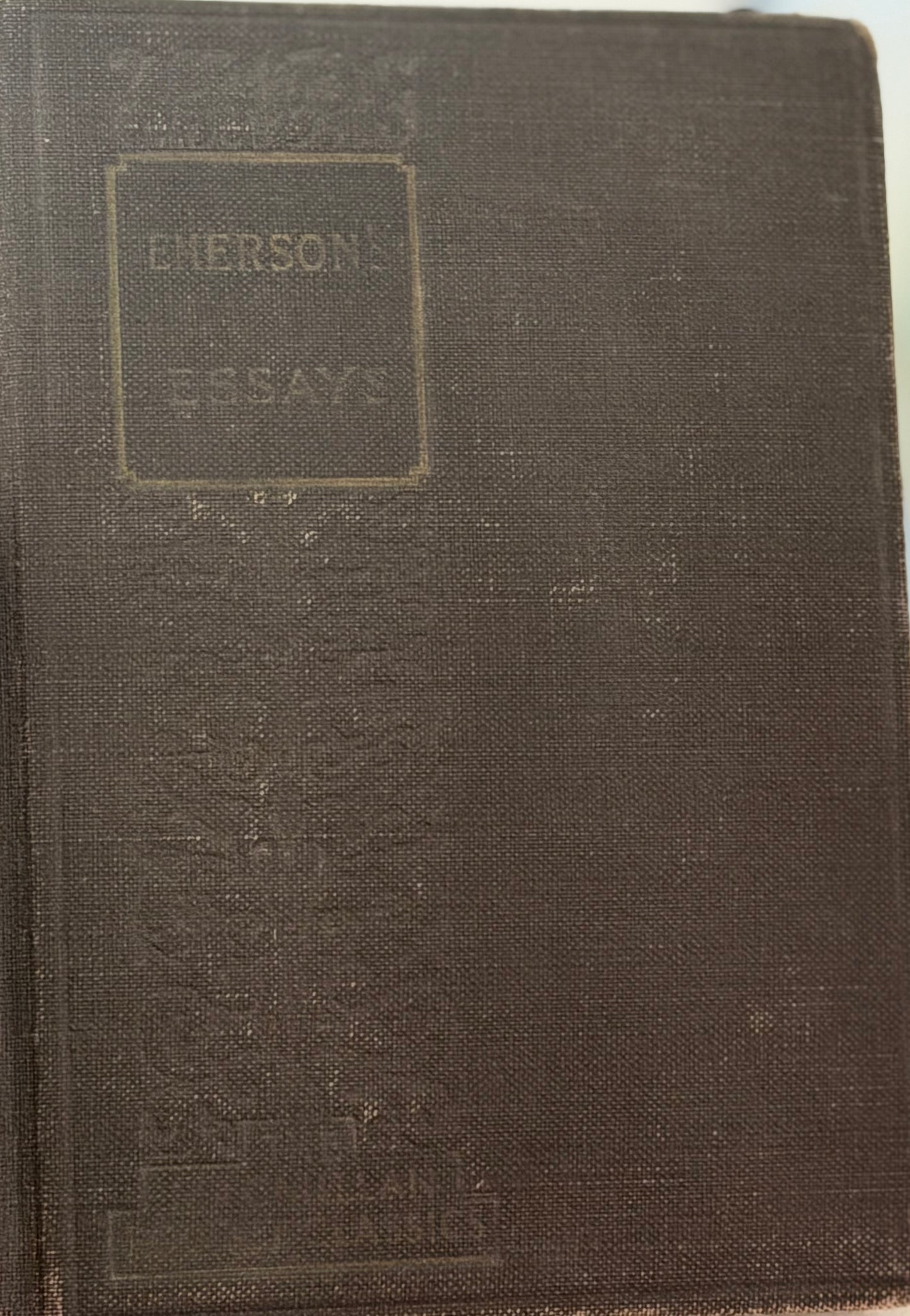 Emerson's Essays 1924 Macmillan Pocket Classics
