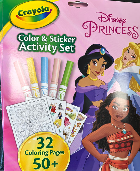 Disney Princess Crayola Set - Pink