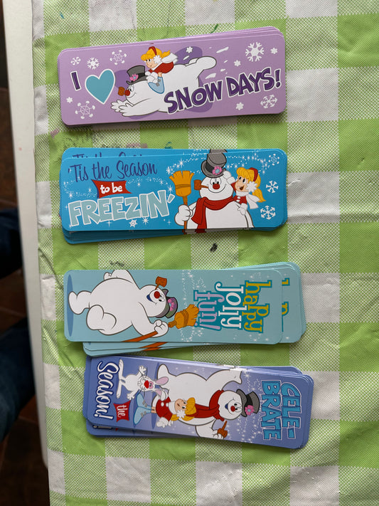 Snowman Bookmarks